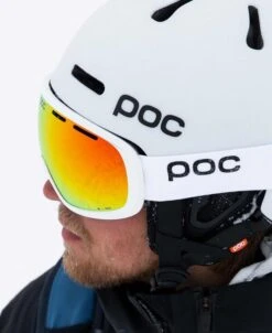 POC FOVEA MID CLARITY White -Snowboard Gear Shop fovea mid clarity hydrogenwhite orange 3