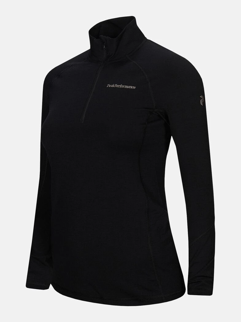 PEAK PERFORMANCE WOMEN'S MAGIC HALF ZIP Black 4 PEAK PERFORMANCE WOMEN'S MAGIC HALF ZIP Black - Afbeelding 2