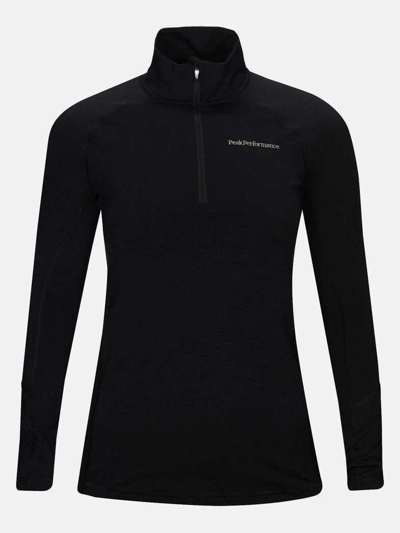 PEAK PERFORMANCE WOMEN'S MAGIC HALF ZIP Black 3 PEAK PERFORMANCE WOMEN'S MAGIC HALF ZIP Black