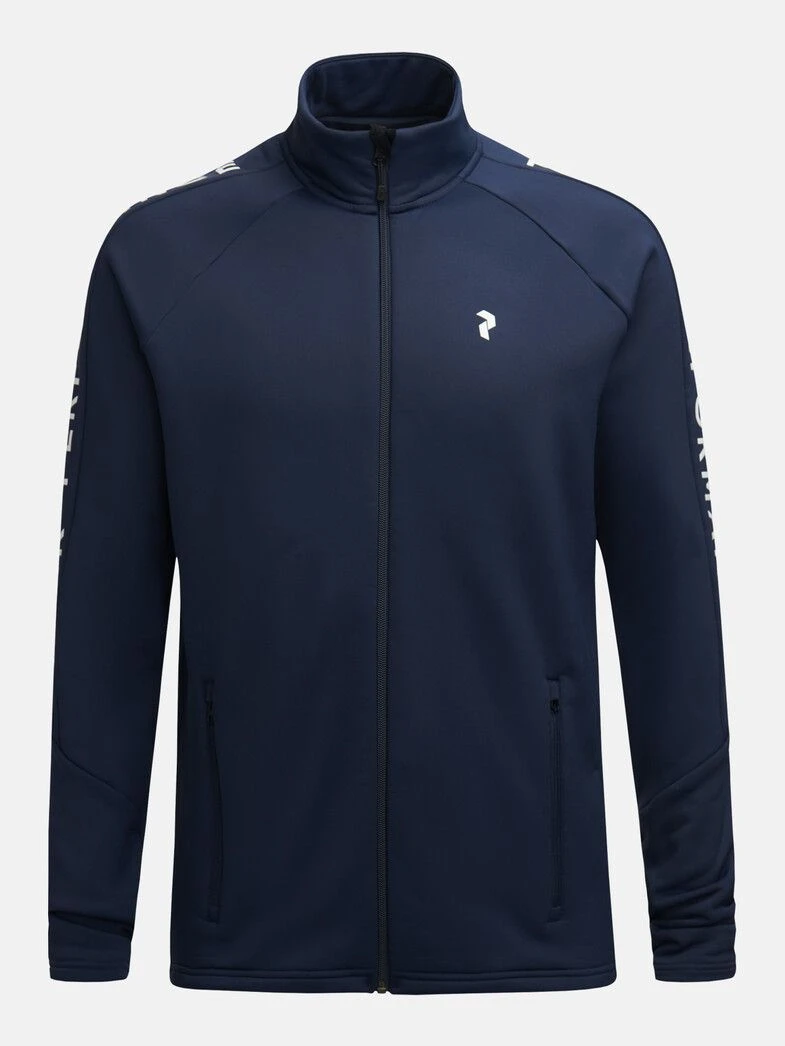 PEAK PERFORMANCE MEN'S RIDER ZIP JACKET Blue Shadow 3 PEAK PERFORMANCE MEN'S RIDER ZIP JACKET Blue Shadow