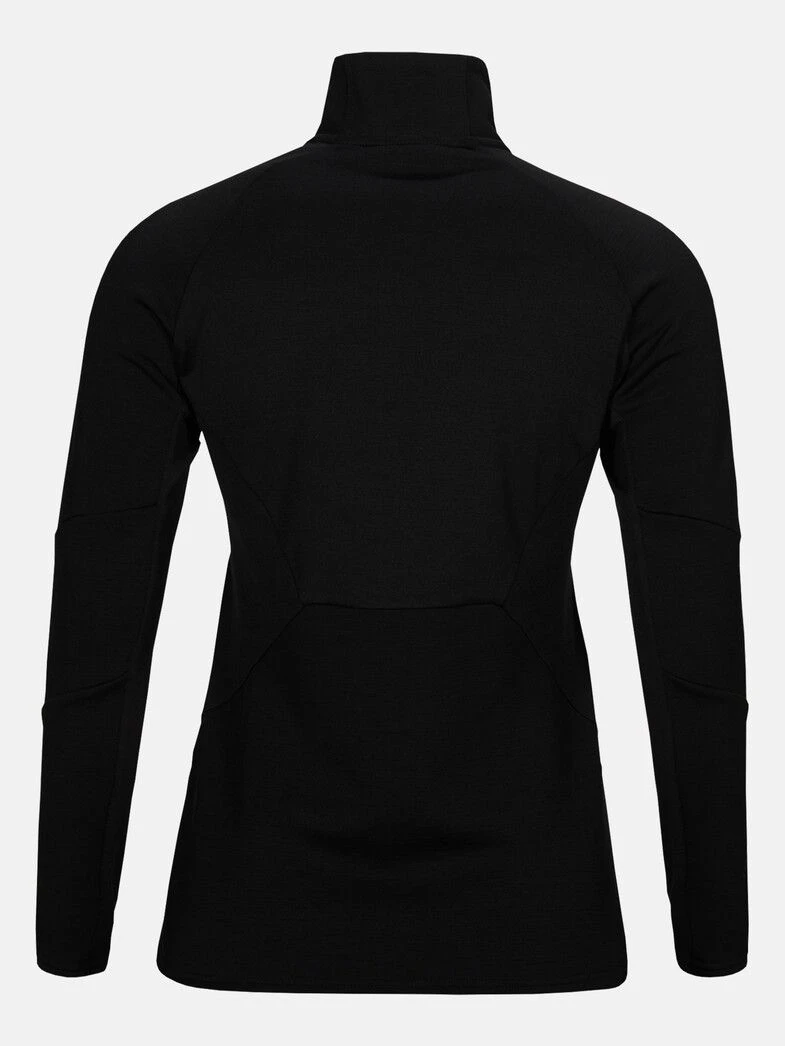 PEAK PERFORMANCE WOMEN'S VERTICAL MID ZIP JACKET Black 5 PEAK PERFORMANCE WOMEN'S VERTICAL MID ZIP JACKET Black - Afbeelding 3