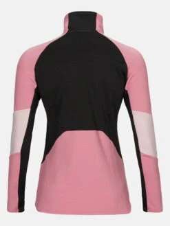 PEAK PERFORMANCE WOMEN'S VERTICAL MID ZIP JACKET Frosty Rose -Snowboard Gear Shop g66701013 53a back