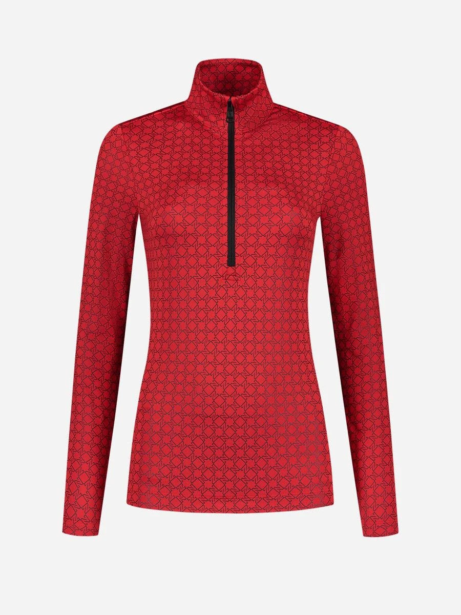 NIKKIE YENTHE SKI PULLY Rough Red 3 NIKKIE YENTHE SKI PULLY Rough Red