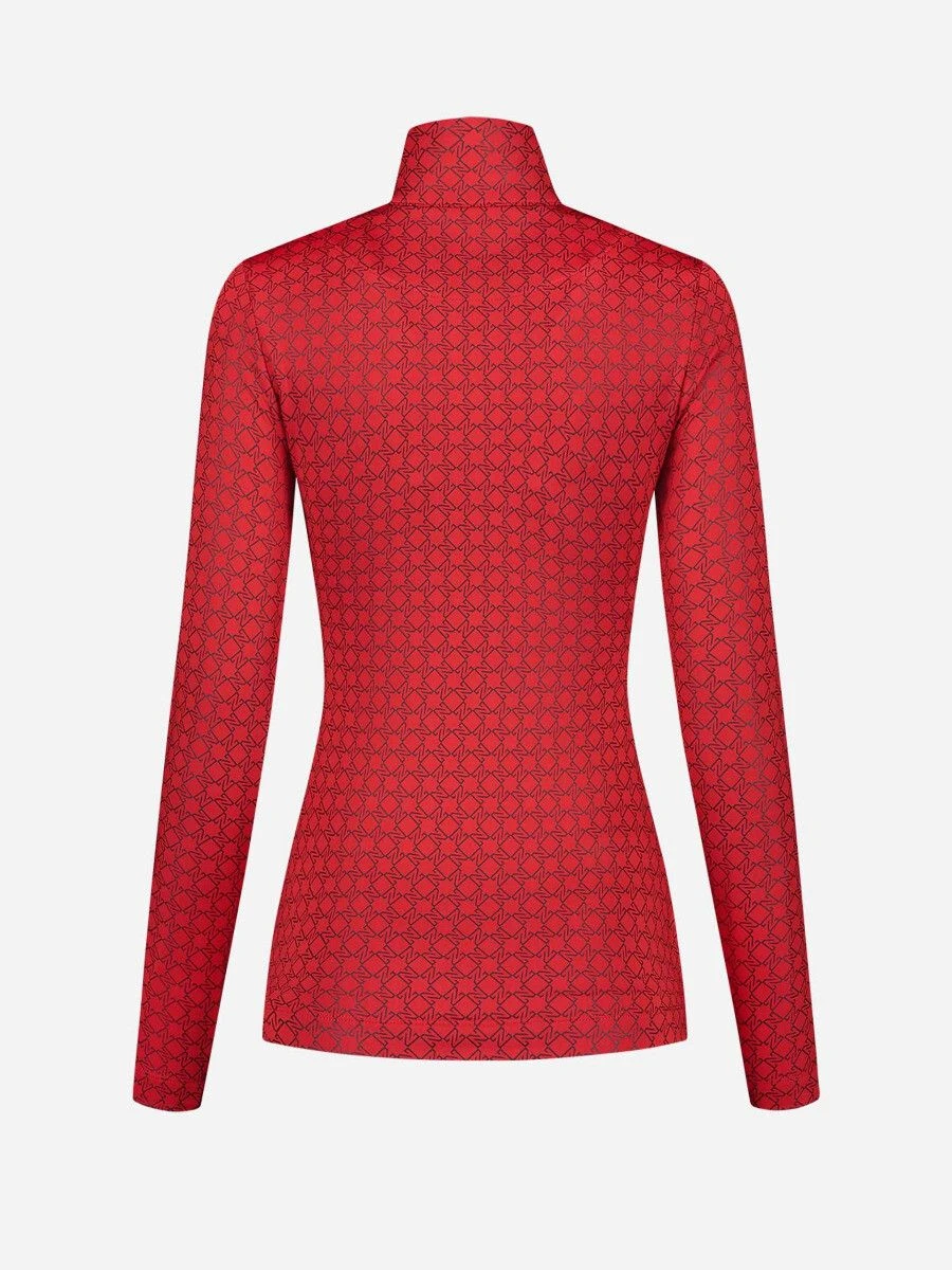 NIKKIE YENTHE SKI PULLY Rough Red 4 NIKKIE YENTHE SKI PULLY Rough Red - Afbeelding 2