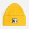 NIKKIE BADGE BEANIE Warm Yellow -Snowboard Gear Shop n9319 2205 3024 1 1280x1280 2x