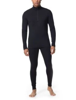 ICEBREAKER MEN'S OASIS LONG SLEEVE HALF ZIP MIDNIGHT Navy