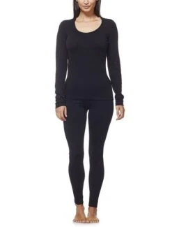 ICEBREAKER WOMEN'S OASIS LONG SLEEVE SCOOP Black -Snowboard Gear Shop oasis scoop 4