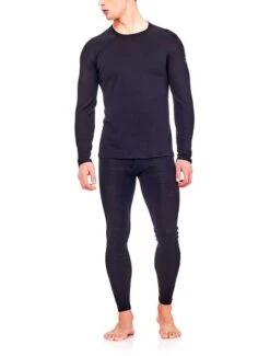 ICEBREAKER MEN'S OASIS LONG SLEEVE CREWE 200 Black -Snowboard Gear Shop oasis zwart4