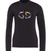 GOLDBERGH RHINESTONE T-SHIRT L/S Black
