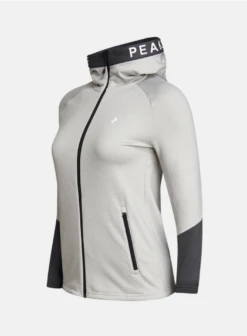 PEAK PERFORMANCE WOMEN'S RIDER ZIP HOOD Med Grey Melange / Motion Grey -Snowboard Gear Shop schermafbeelding 2021 09 17 om 11.03.56