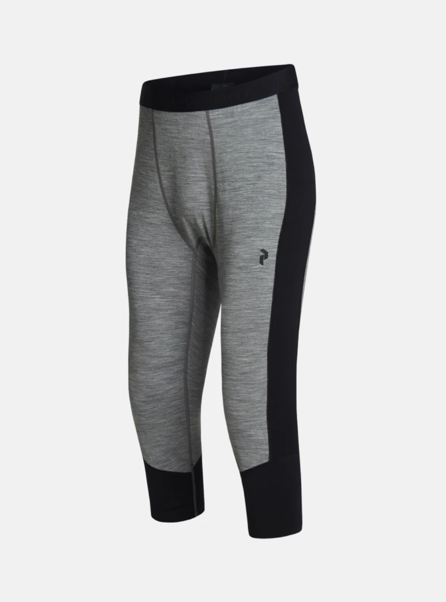 PEAK PERFORMANCE MEN'S MAGIC SHORT JOHNS Grey Melange / Black 5 PEAK PERFORMANCE MEN'S MAGIC SHORT JOHNS Grey Melange / Black - Afbeelding 3