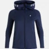 PEAK PERFORMANCE WOMEN'S RIDER ZIP HOOD Blue Shadow