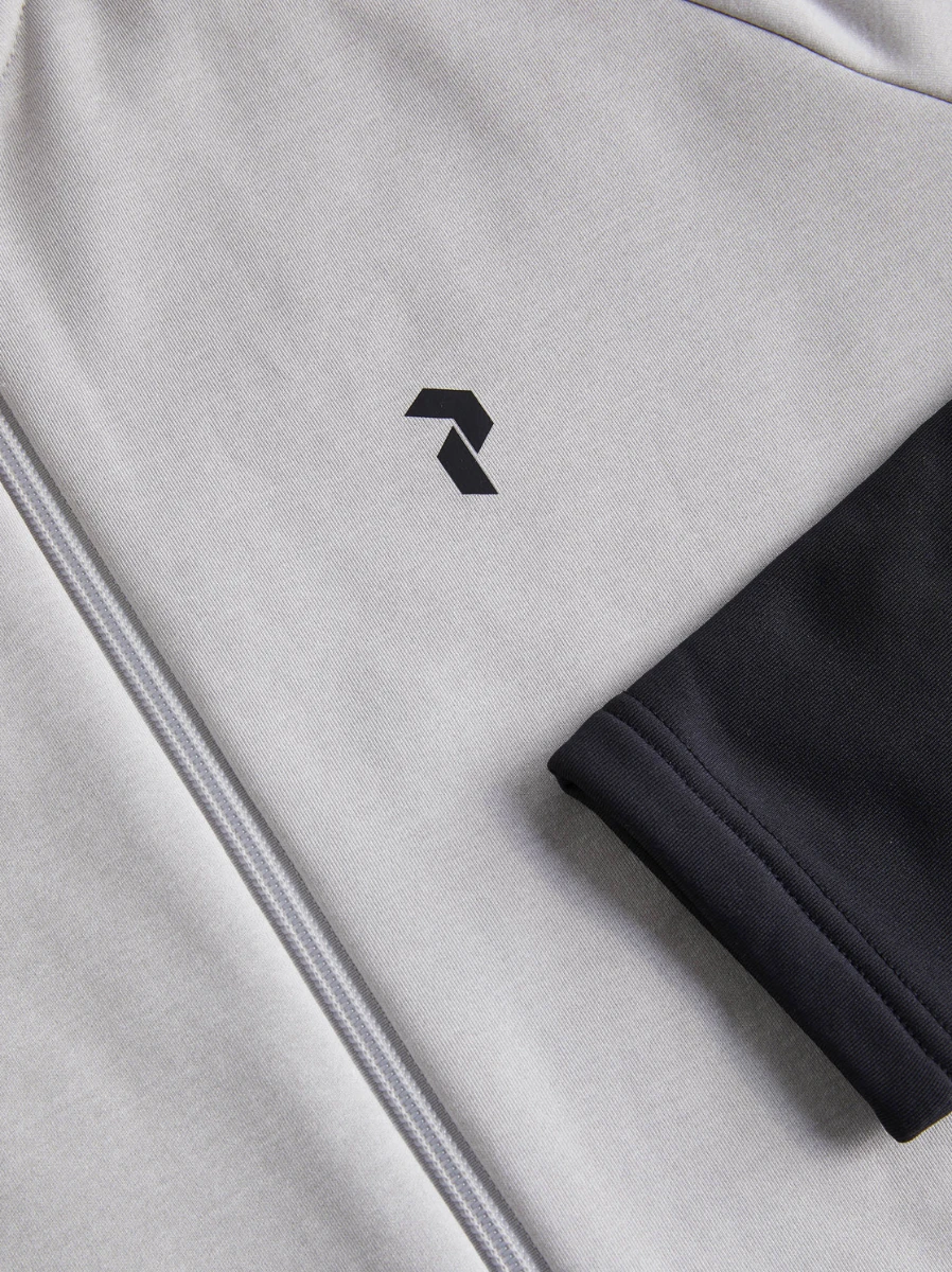 PEAK PERFORMANCE MEN'S RIDER ZIP JACKET Med Grey Melange 6 PEAK PERFORMANCE MEN'S RIDER ZIP JACKET Med Grey Melange - Afbeelding 4