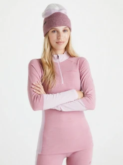 PEAK PERFORMANCE WOMEN'S MAGIC HALF ZIP Bitter Root Melange / Cold Blush -Snowboard Gear Shop schermafbeelding 2022 10 21 om 19.13.54
