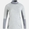 PEAK PERFORMANCE MAGIC ROLLNECK WOMEN Med Grey Melange -Snowboard Gear Shop schermafbeelding 2022 10 22 om 11.21.44