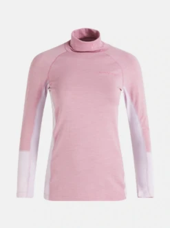 PEAK PERFORMANCE MAGIC ROLLNECK WOMEN Bitter Rood