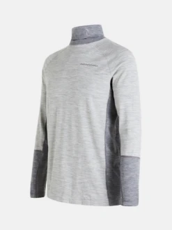 PEAK PERFORMANCE MAGIC ROLLNECK MEN Med Grey Melange -Snowboard Gear Shop schermafbeelding 2022 10 22 om 13.24.16