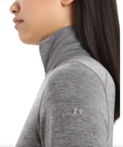 ICEBREAKER WOMEN'S TECH TOP 260 LONG SLEEVE HALF ZIP Gritstone Heather -Snowboard Gear Shop schermafbeelding 2022 10 29 om 15.19.58