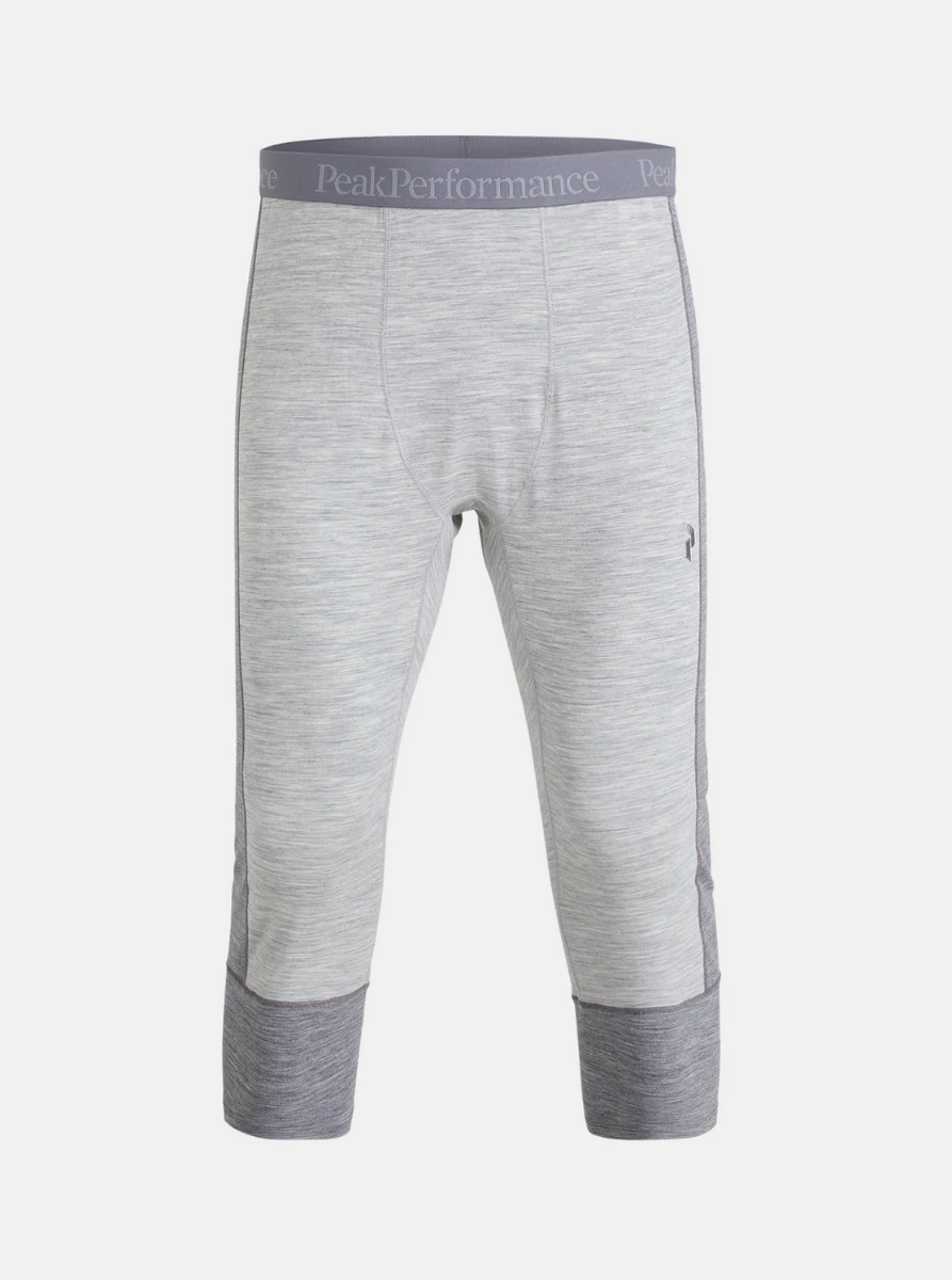 PEAK PERFORMANCE MEN'S MAGIC SHORT JOHNS Med Grey Melange 3 PEAK PERFORMANCE MEN'S MAGIC SHORT JOHNS Med Grey Melange