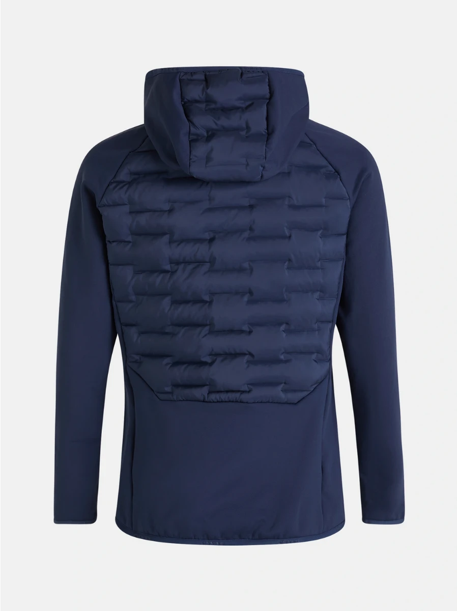 PEAK PERFORMANCE MEN'S ARGON HYBRID HOOD JACKET Blue Shadow 4 PEAK PERFORMANCE MEN'S ARGON HYBRID HOOD JACKET Blue Shadow - Afbeelding 2