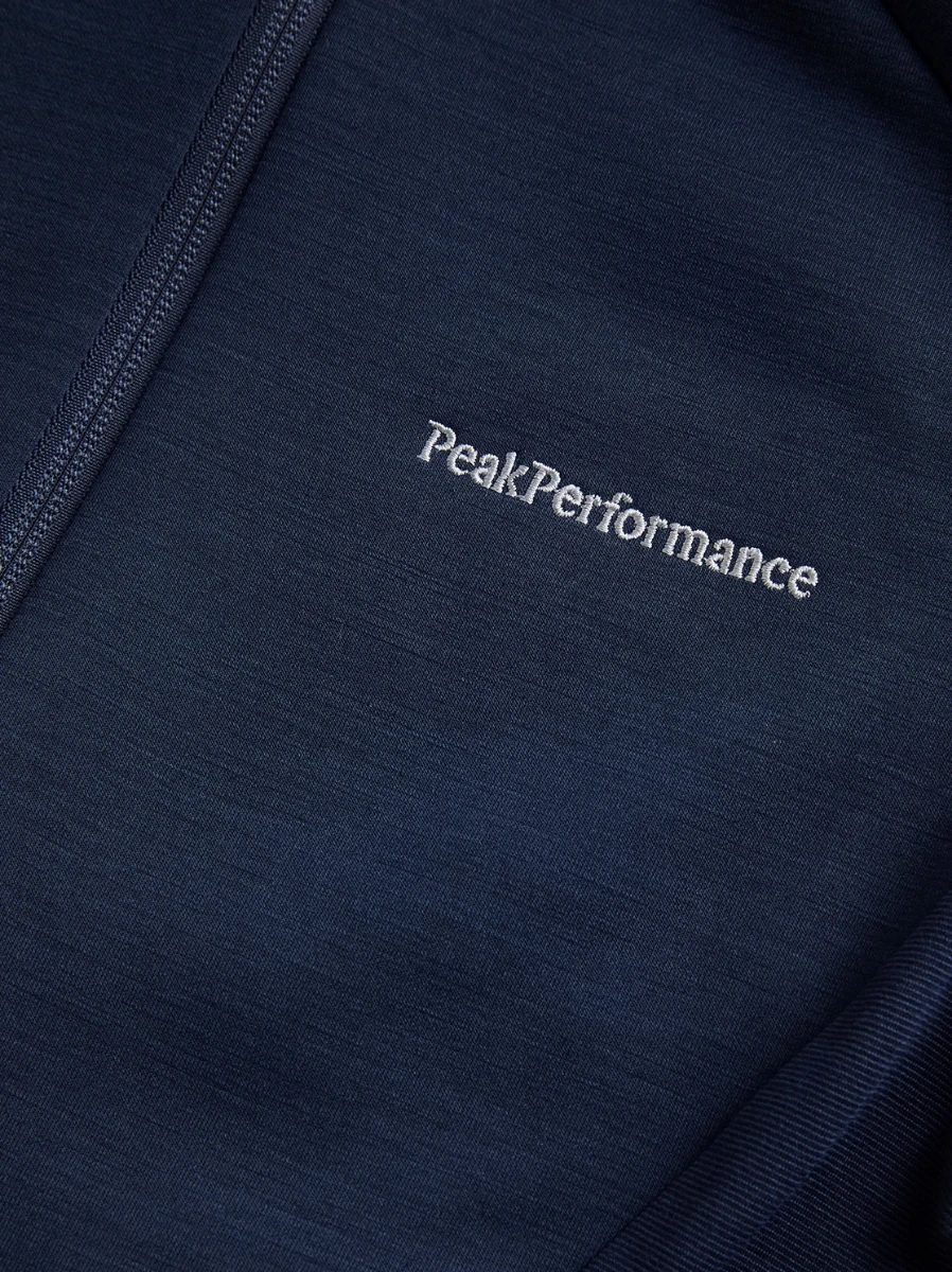 PEAK PERFORMANCE VERTICAL MID ZIP JACKET WOMEN Blue Shadow 6 PEAK PERFORMANCE VERTICAL MID ZIP JACKET WOMEN Blue Shadow - Afbeelding 4