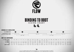 FLOW NX2 CX Carbon Aluminum Graphite Hybrid -Snowboard Gear Shop size chart flow 17