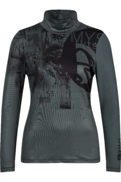 SPORTALM YVES ZIPPED MID-LAYER Black Green